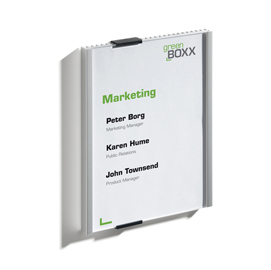 Targa per porte/pareti info sign - 14,9x21,1 cm - durable