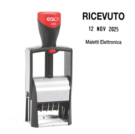 Timbro datario classic line 2360 - autoinchiostrante - 30x45 mm - 5 righe - colop®