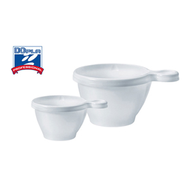 Tazzine da caffè - termoformate - monouso - 85 ml - bianco - dopla - conf. 50 pezzi