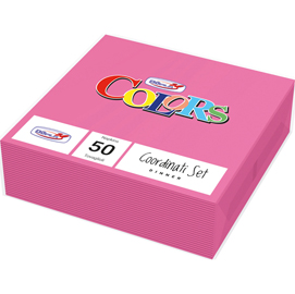 Tovaglioli - 33x33 cm - 2 veli - fucsia - dopla - conf. 50 pezzi