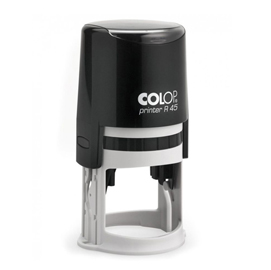 Timbro printer r45 - diametro 45 mm - 5 righe - personalizzabile - autoinchiostrante - colop