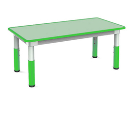 Tavolo telescopico - 120x60x46cm - h 46/58cm - verde - cwr