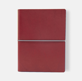 Taccuino evo ciak - 9 x 13 cm - fogli bianchi - copertina rosso - in tempo