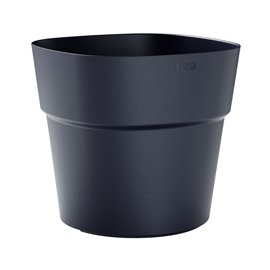 Vaso andromeda - 13 l - diametro 28 cm - blu profondo - teraplast