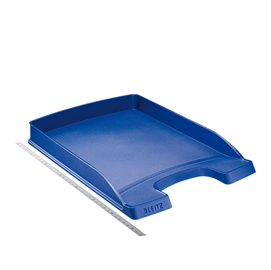 Vaschetta portacorrispondenza leitz plus slim - 25,5x36x3,7 cm - blu - leitz