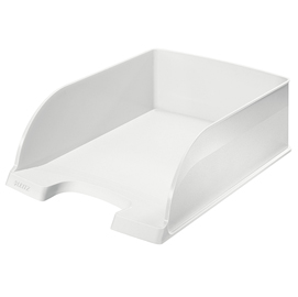 Vaschetta portacorrispondenza leitz plus jumbo - 25,5x10,3x36 cm - bianco - leitz