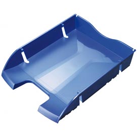 Vaschetta portacorrispondenza - plastica riciclata - 35,5x27,5x6,6 cm - blu - helit