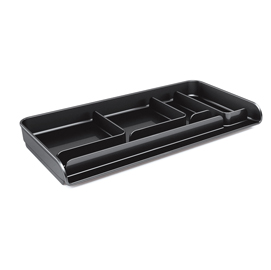 Vaschetta portacancelleria mydesk - 26,1x12,5x2,8 cm - nero - arda