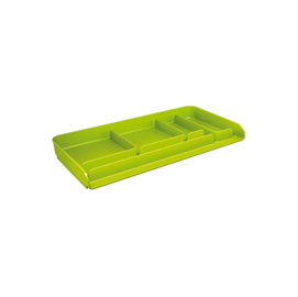 Vaschetta portacancelleria mydesk - 26,1x12,5x2,8 cm - verde - arda