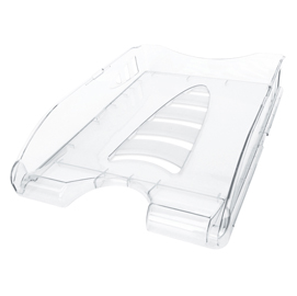 Vaschetta portacorrispondenza sunrise - 33,5x25,4x7 cm - 23x32 cm - cristallo trasparente - arda