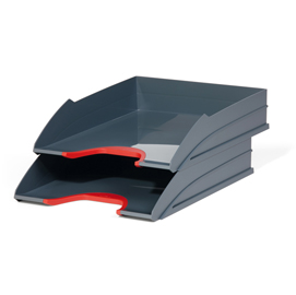 Vaschetta portacorrispondenza varicolor - rosso - durable