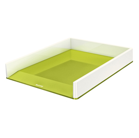 Vaschetta portacorrispondenza wow - 26,7x4,9x33,6 cm - verde - leitz