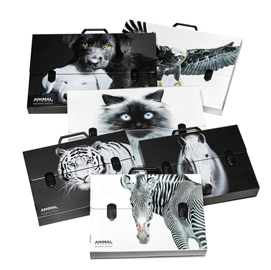 Valigetta polionda animal friends - 38 x 53 cm - dorso 5 cm - fantasie assortite - ri.plast