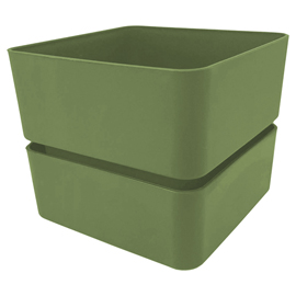 Vaso veleta - 0,75 l - verde oliva - teraplast