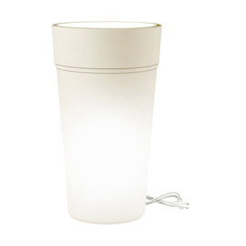 Vaso stem luce - 14 l - bianco - teraplast