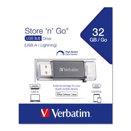 Verbatim - usb 3.0 superspeed store'n'go lightining drive - 49300 - 32gb