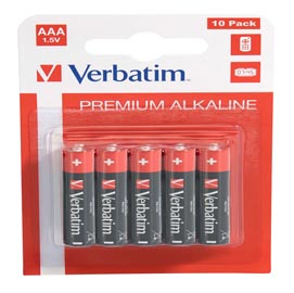 Verbatim - blister 10 pile alkaline ministilo aaa - 49874