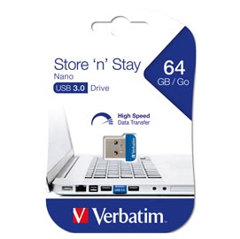 Verbatim - usb 3.0 store 'n'stay nano - 98711 - 64gb
