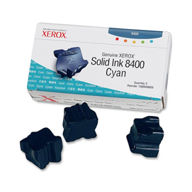 Xerox - conf. 3 stick solid ink - ciano - 108r00605 - 3.400 pag