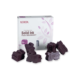Xerox - conf. 6 stick genuine solid ink - magenta - 108r00747 - 14.000 pag
