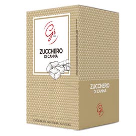 Zucchero di canna - 200 bustine da 5 gr cadauna - viander