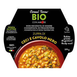 Zuppa ceci e cavolo nero - 300 gr - cereal terra