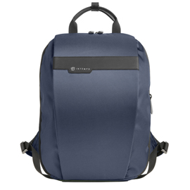 Zaino a guscio job - 29 x 3 x 13 cm - tessuto tecnico - blu - in tempo